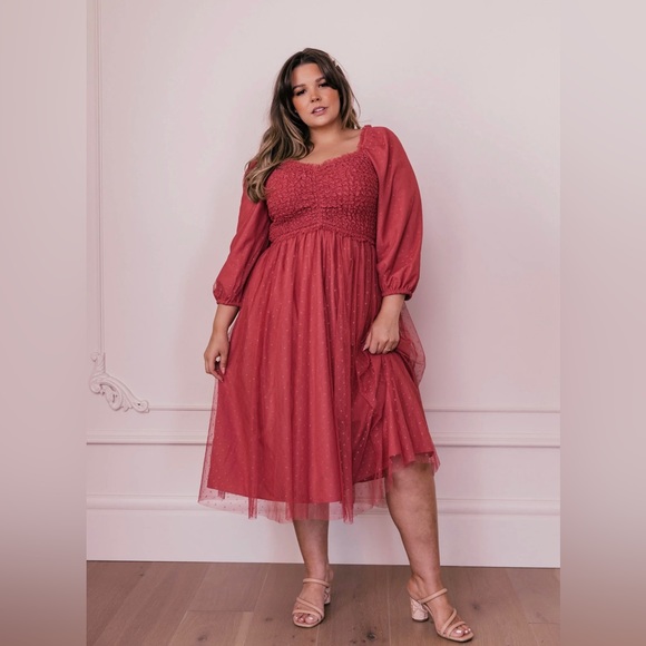 BNWT Love Spell Tulle Dress in Raspberry by JessaKae size 3x - Picture 2 of 6